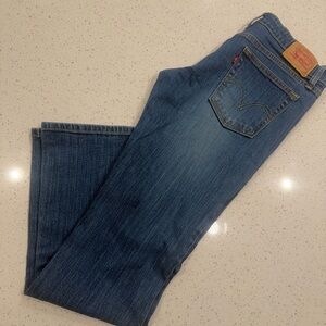 Levi’s Superlow 518 Bootcut Jeans Size 7M Medium Wash Stretch Denim y2k